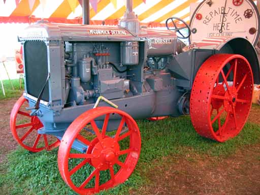 1934 Mccormick-deering Wd-40 Diesel Tractor (left Side View)